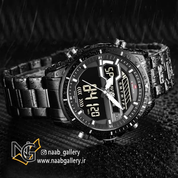 ساعت مچی مردانه نیوی فورس Naviforce / NF9133 BBW — تصویر ۳