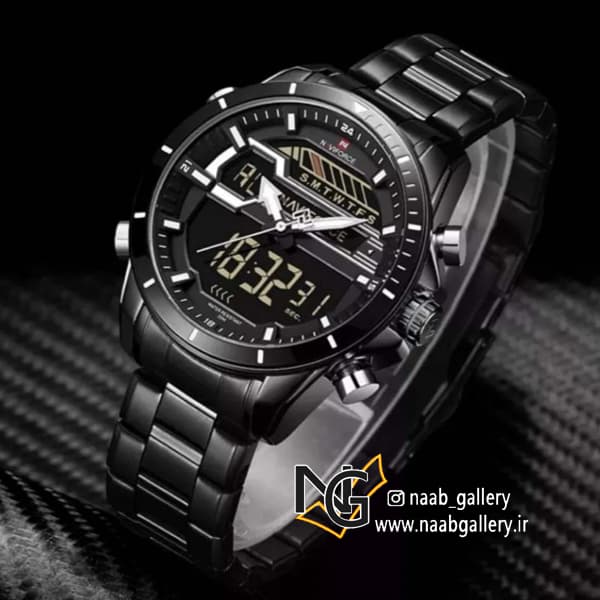 ساعت مچی مردانه نیوی فورس Naviforce / NF9133 BBW — تصویر ۵