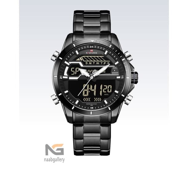 ساعت مچی مردانه نیوی فورس Naviforce / NF9133 BBW