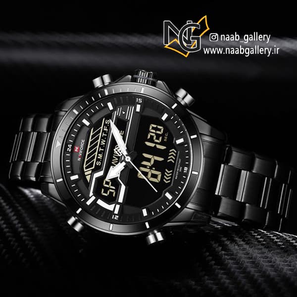 ساعت مچی مردانه نیوی فورس Naviforce / NF9133 BBW — تصویر ۲