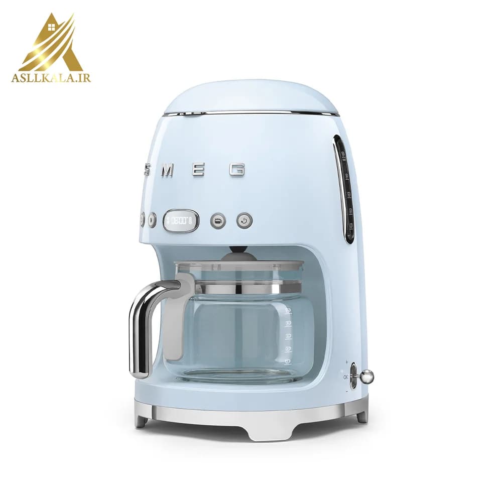 قهوه ساز نقره ای مات اسمگ مدل DCF02 Smeg Drip Coffee Machine DCF02 Gray — تصویر ۹