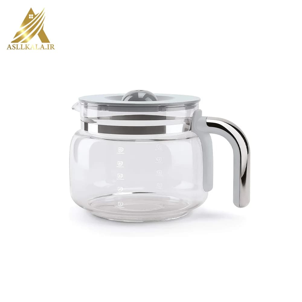قهوه ساز نقره ای مات اسمگ مدل DCF02 Smeg Drip Coffee Machine DCF02 Gray — تصویر ۱۲