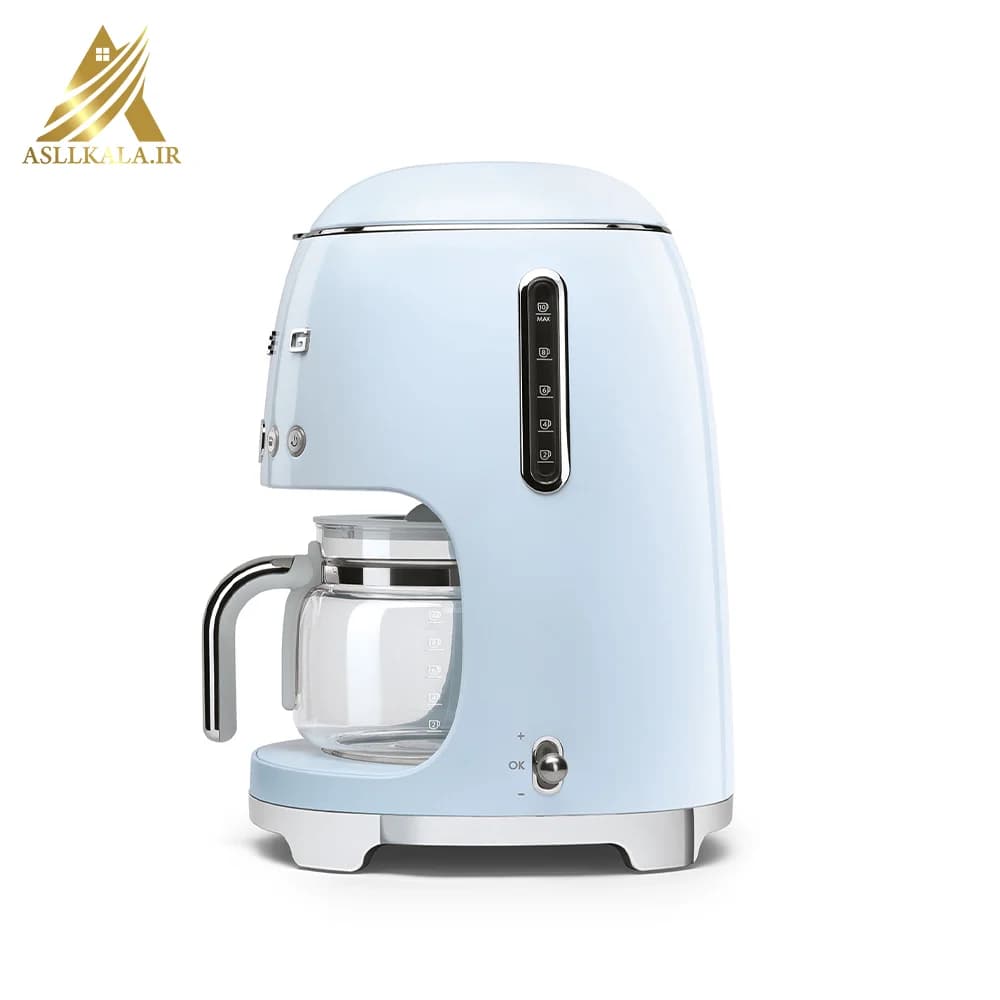 قهوه ساز نقره ای مات اسمگ مدل DCF02 Smeg Drip Coffee Machine DCF02 Gray — تصویر ۷