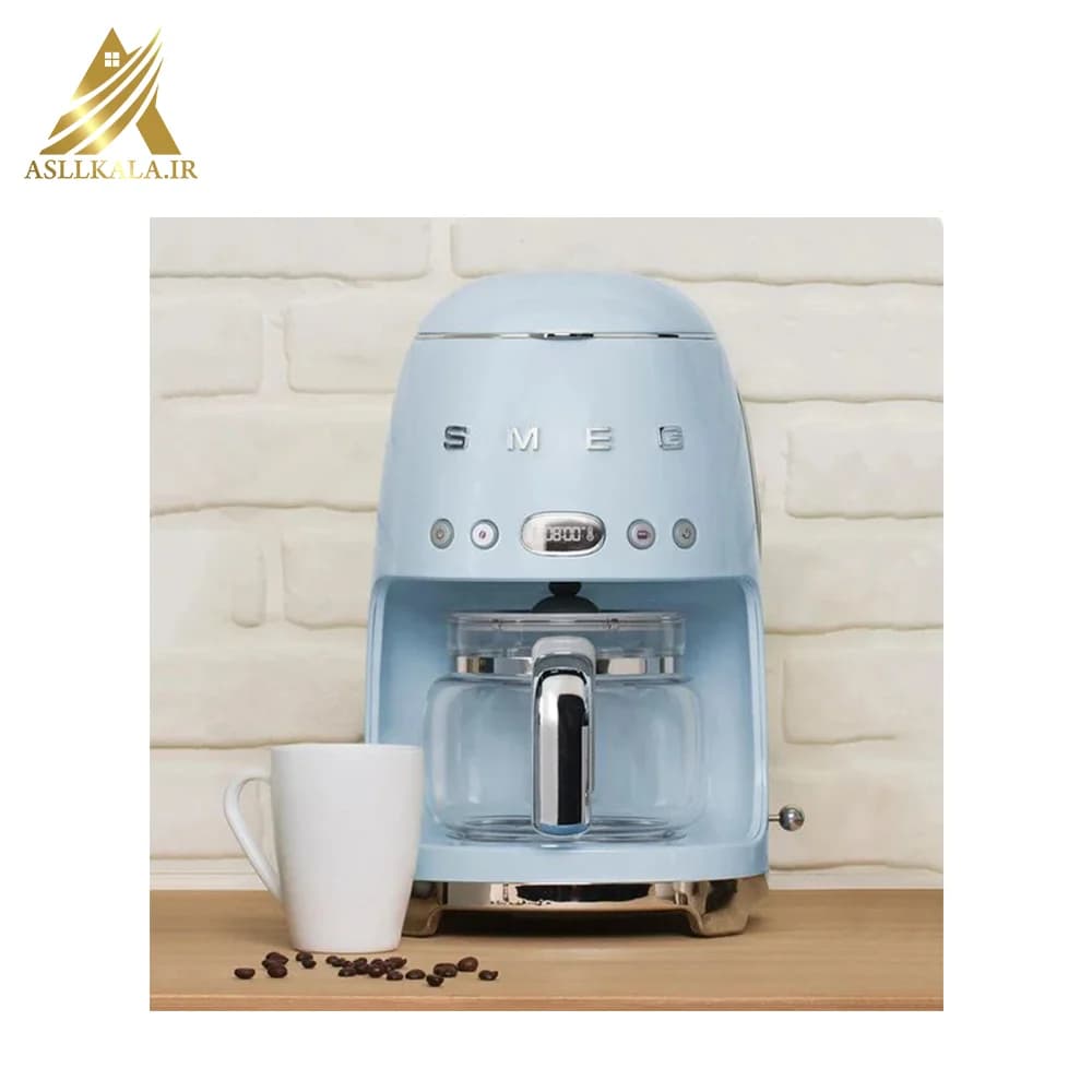 قهوه ساز نقره ای مات اسمگ مدل DCF02 Smeg Drip Coffee Machine DCF02 Gray — تصویر ۱۱