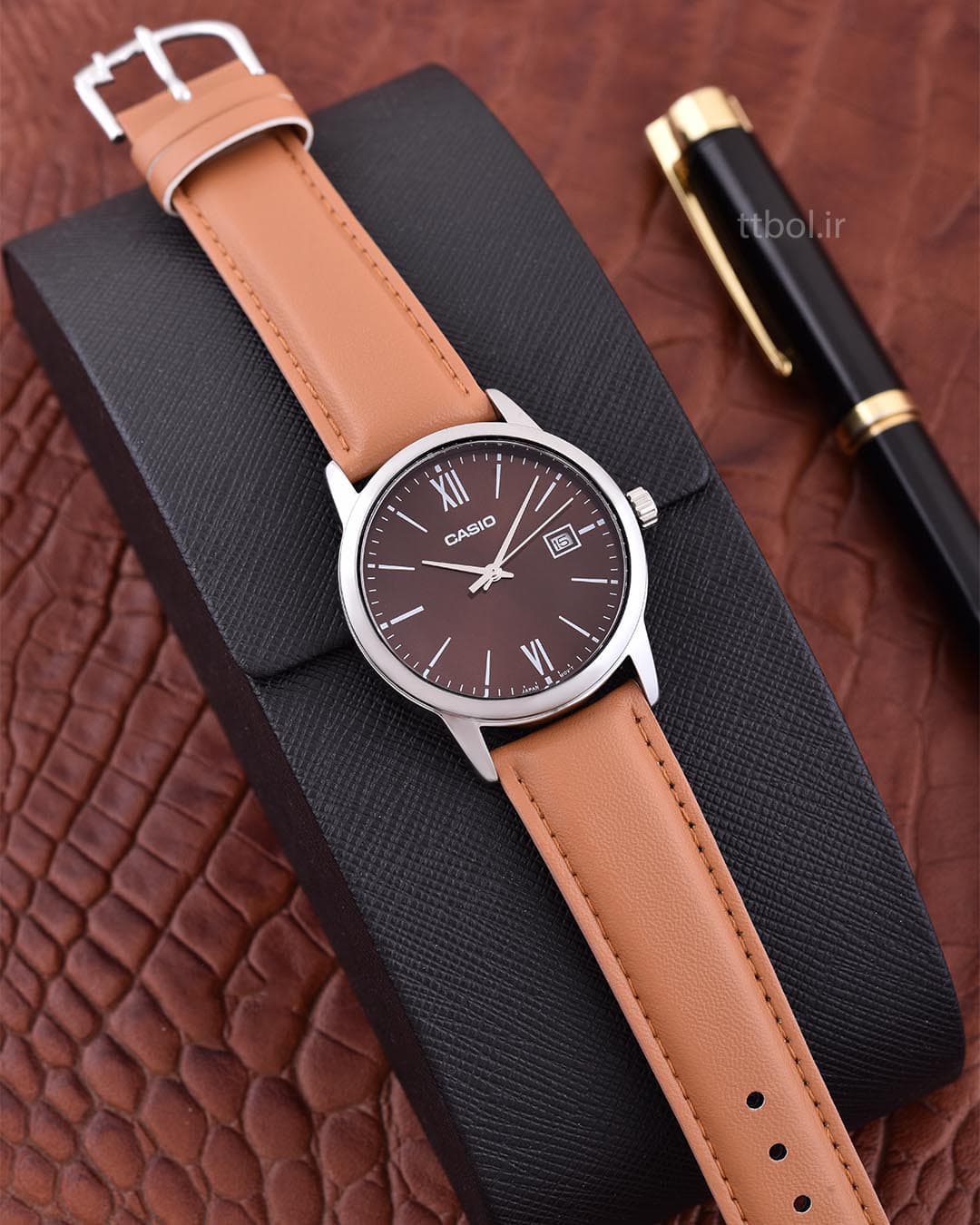 ساعت مچی مردانه کاسیو CASIO اورجینال مدل MTP-V002L-5B3 — تصویر ۵