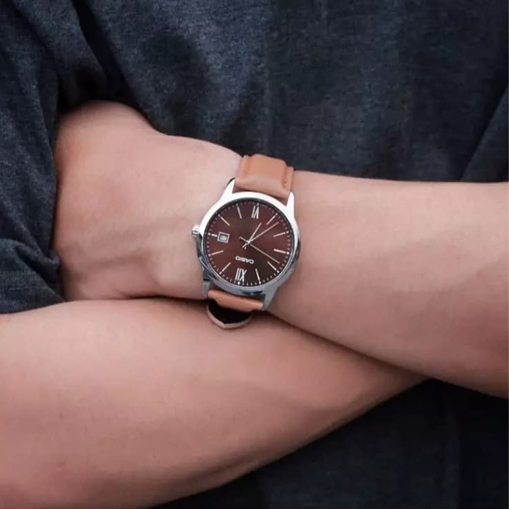ساعت مچی مردانه کاسیو CASIO اورجینال مدل MTP-V002L-5B3 — تصویر ۶