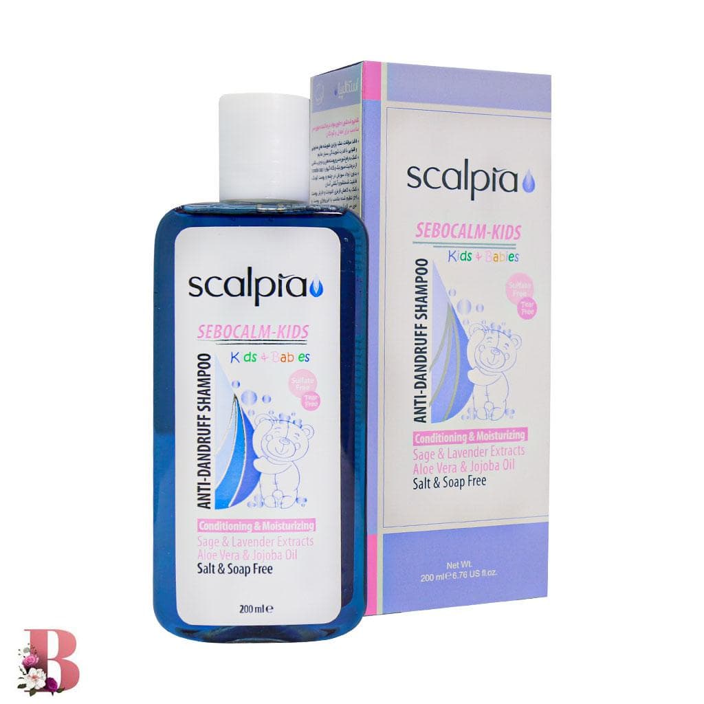 شامپو ضد شوره کودکان اسکالپیا مدل Sebocalm-Kids حجم ۲۰۰ میلی لیتر | Scalpia Sebocalm Kids Anti Dandruff Shampoo ۲۰۰ ml