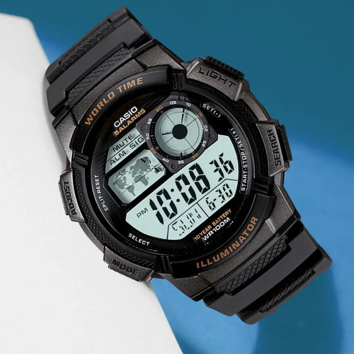 ساعت مچی کاسیو Casio / AE-1000W-1A — تصویر ۱۱