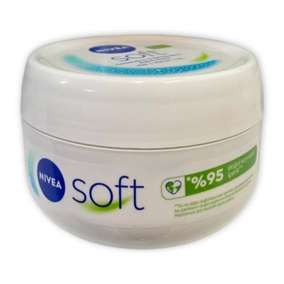 کرم مرطوب کننده سافت نیوآNIVEA مدل Soft صورت، بدن و دست حجم 300 میل
