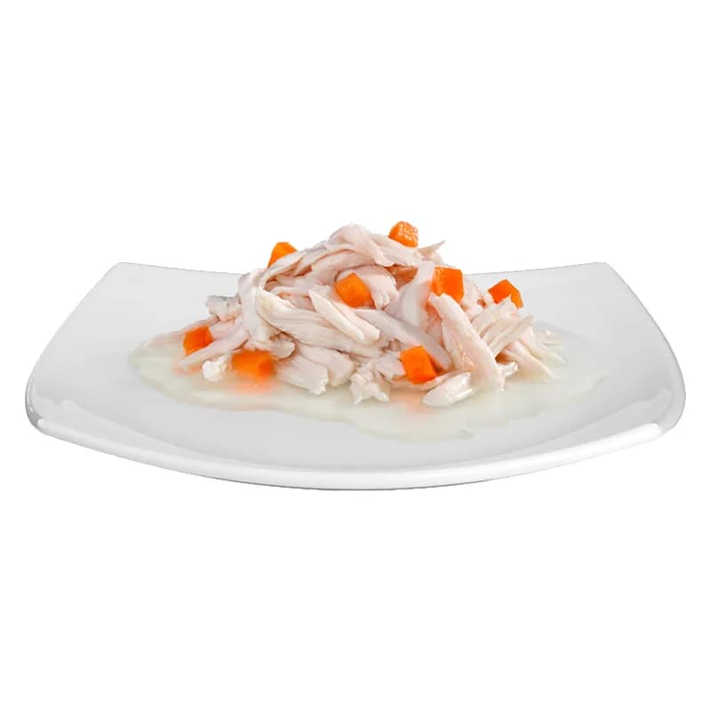 کنسرو گربه جیم کت طعم مرغ و هویج ۷۰ گرمی — تصویر ۲