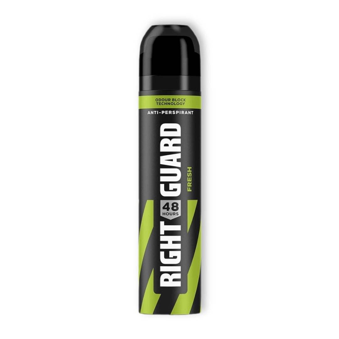 اسپری ضد تعریق فرش مشکی سبز رایت گاردRIGHT GUARD مدل Fresh 48H حجم 250 میل
