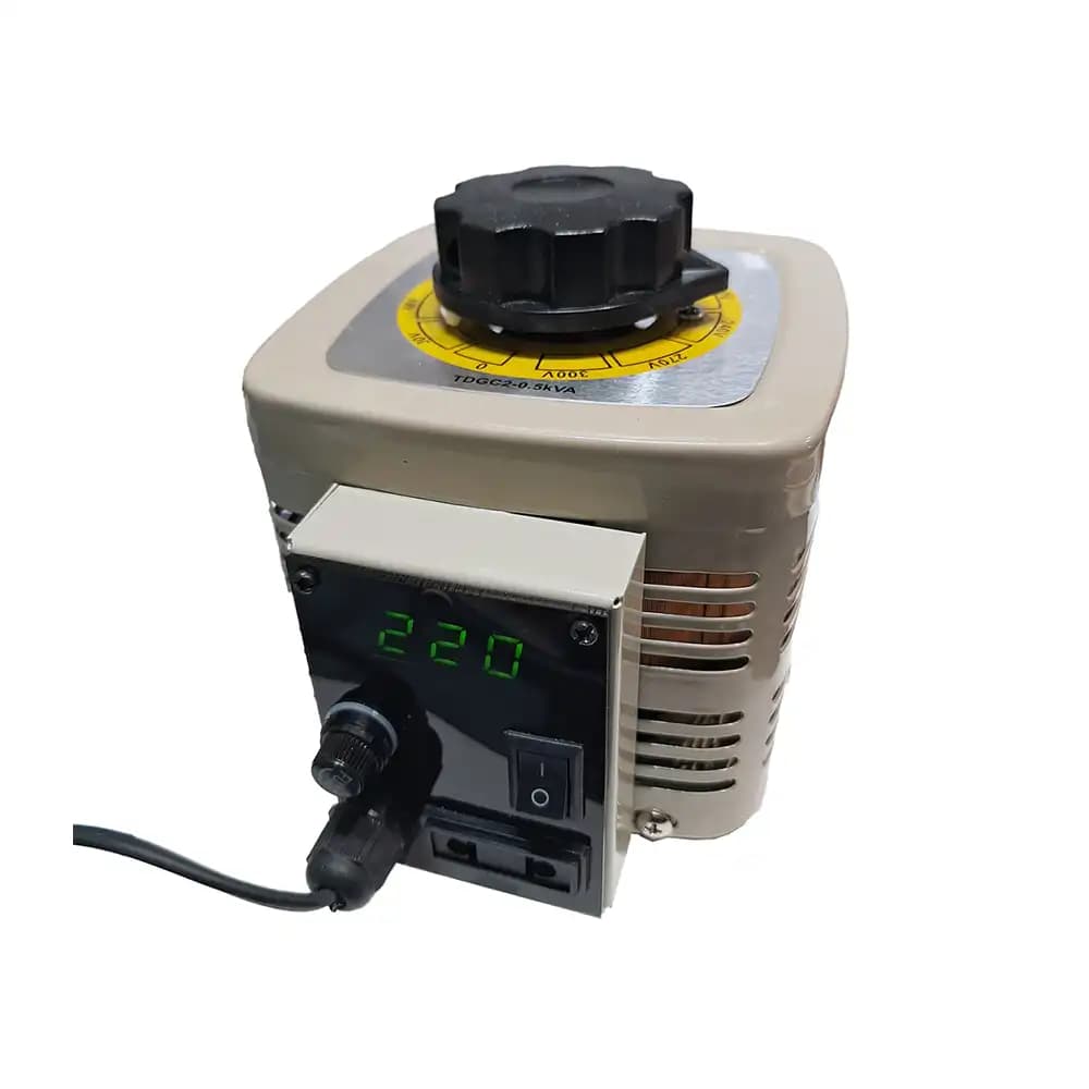 واریاک تک فاز 0.5KVA مگاتک MEGATEK TDGC2-0.5KVA — تصویر ۴