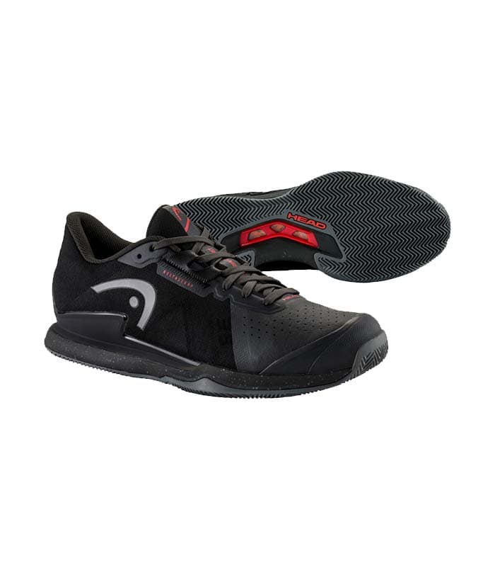 کفش تنیس مردانه هد Sprint Pro 3.5 Clay Black/Red — تصویر ۴