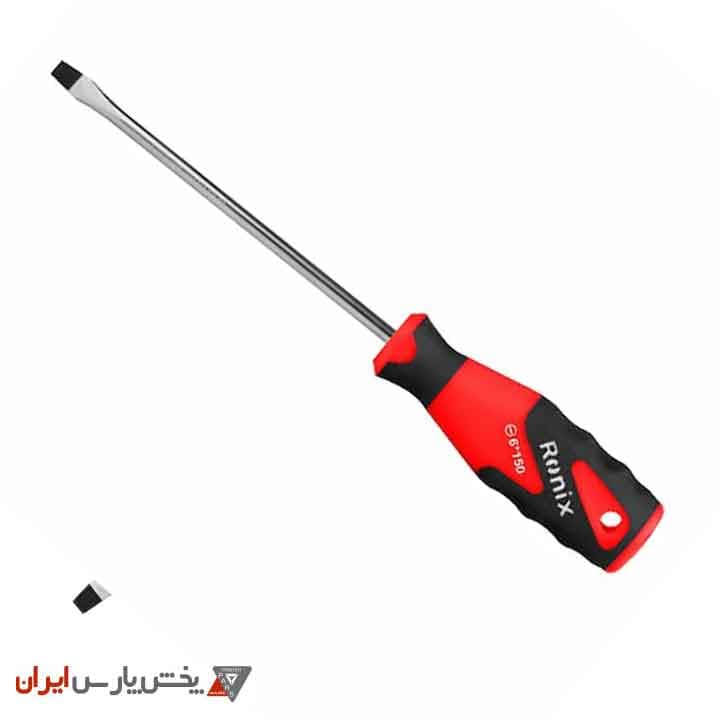 پیچ گوشتی تکی 150×6- دسته TPR رونیکس مدل RH-2767