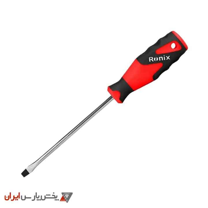 پیچ گوشتی تکی 200×8 دوسو- دسته TPR رونیکس مدل RH-2786