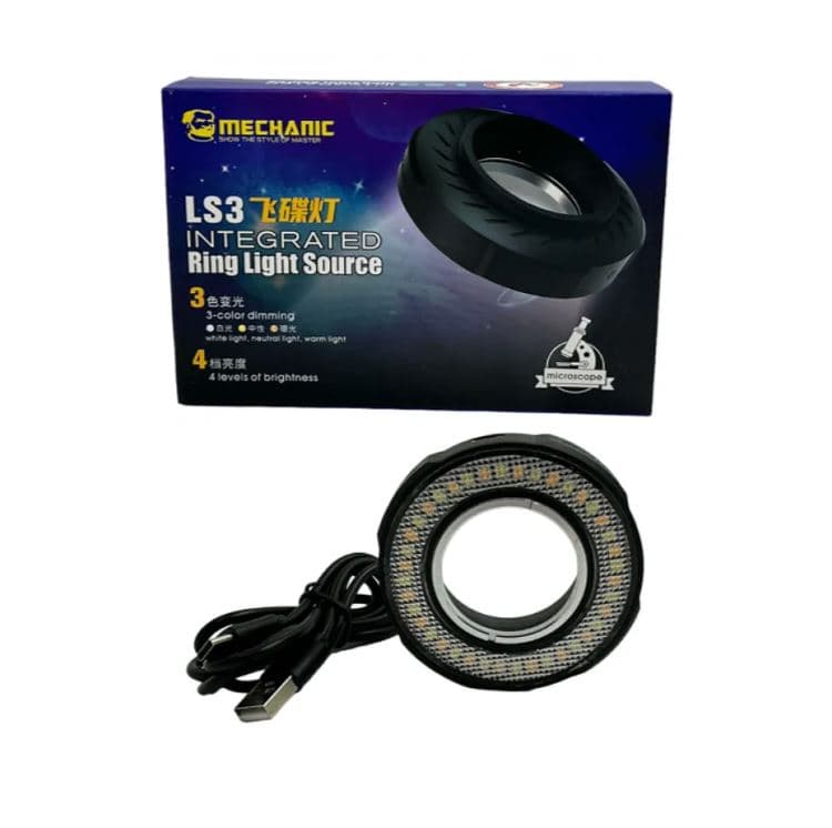 چراغ و محافظ لنز لوپ مکانیک مدل Mechanic LS3 — تصویر ۳