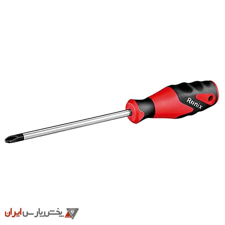 پیچ گوشتی تکی150×6 چهارسو- دسته TPR رونیکس مدل RH-2868