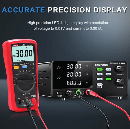 منبع تغذیه آزمایشگاهی متغیر 30V 20A نایس پاور Nice-Power R-SPS3020S-USB — تصویر ۲