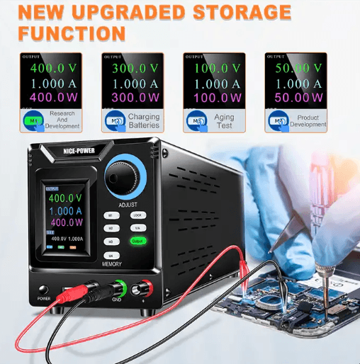 منبع تغذیه متغیر 400V 1A نایس پاور NICE-POWER SPPS-D4001 — تصویر ۴