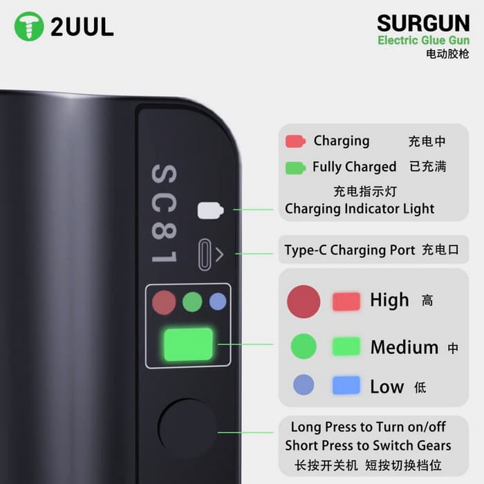 ابزار تزریق برقی 2UUL SC81 SURGUN — تصویر ۱۰