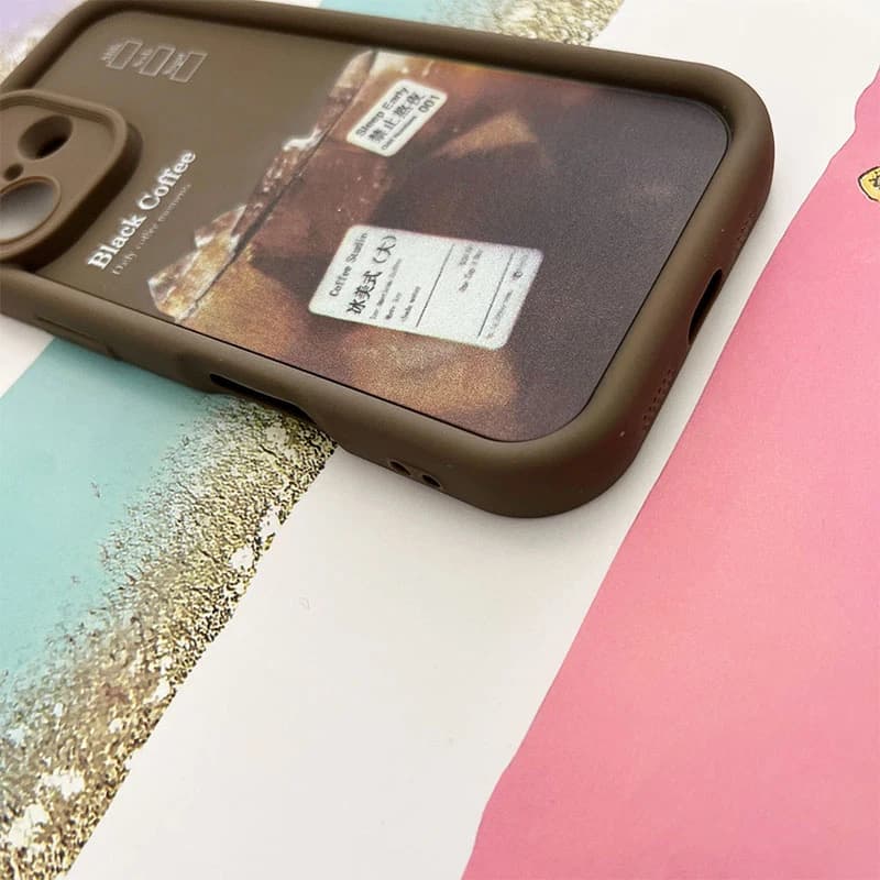 قاب گوشی iPhone 16 آیفون سولید طرح موکا کد 612 — تصویر ۲