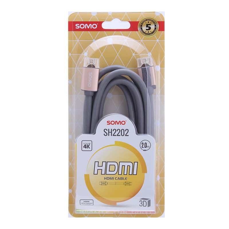 کابل HDMI سومو مدل SOMO SH2202 (طول 2 متر) — تصویر ۲