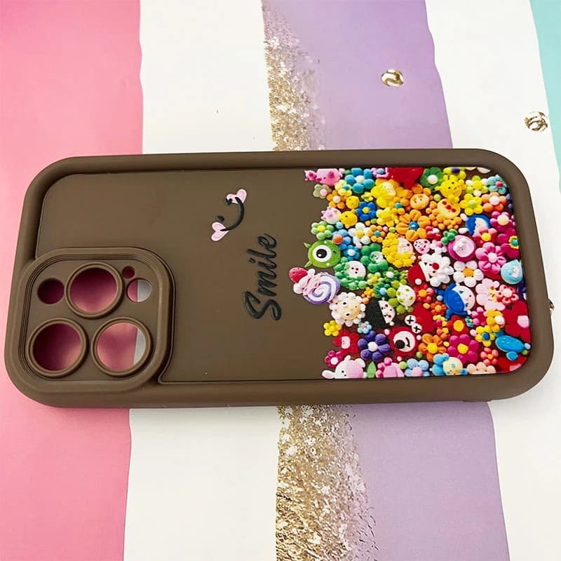 قاب گوشی iPhone 14 Pro Max آیفون سولید طرح Smile کد 991