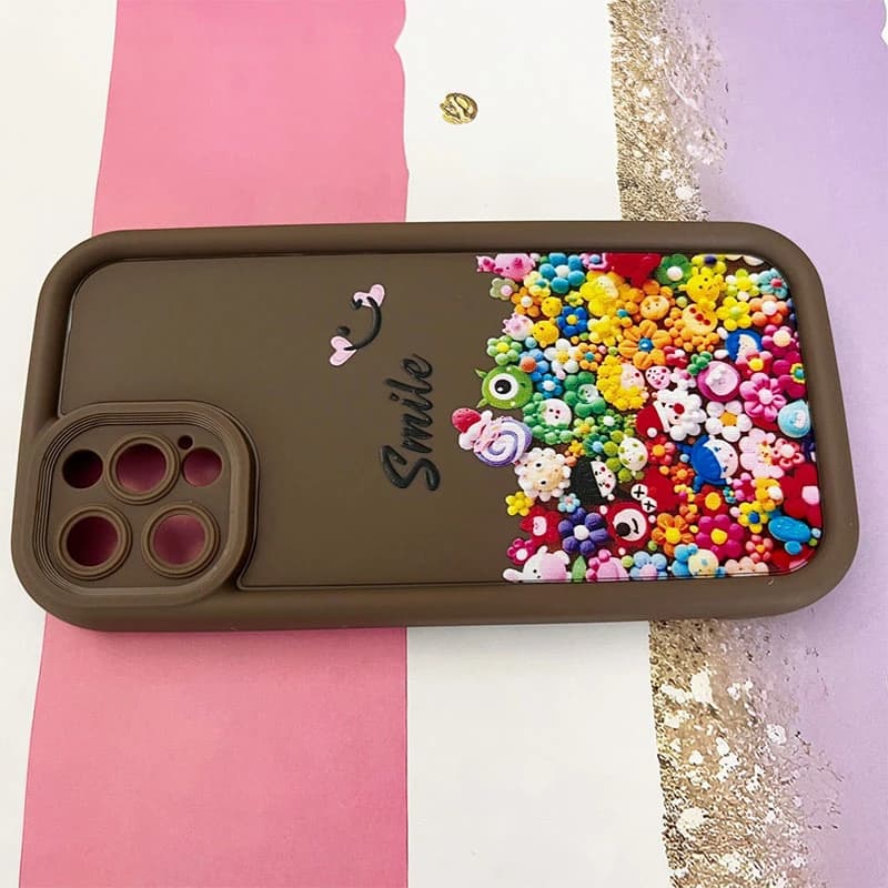 قاب گوشی iPhone 12 Pro آیفون سولید طرح Smile کد 991