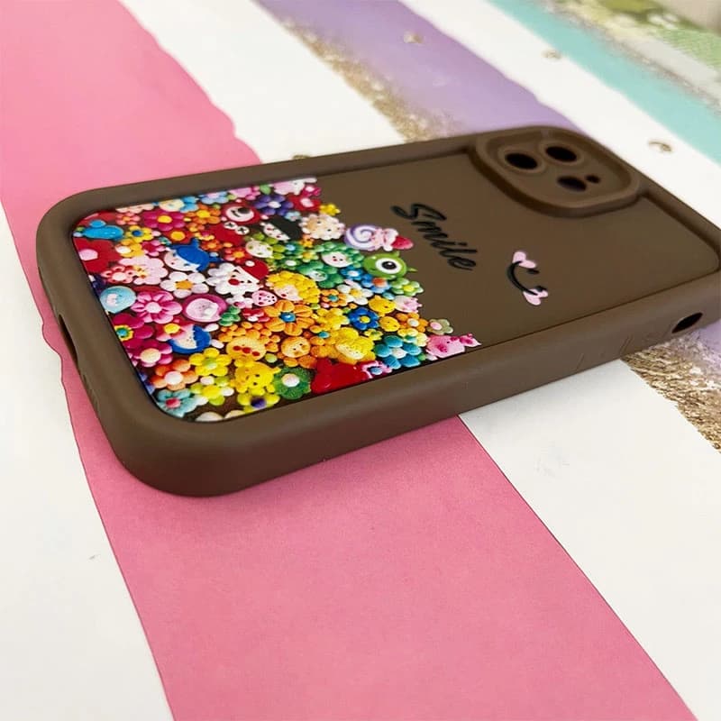 قاب گوشی iPhone 12 آیفون سولید طرح Smile کد 991 — تصویر ۲