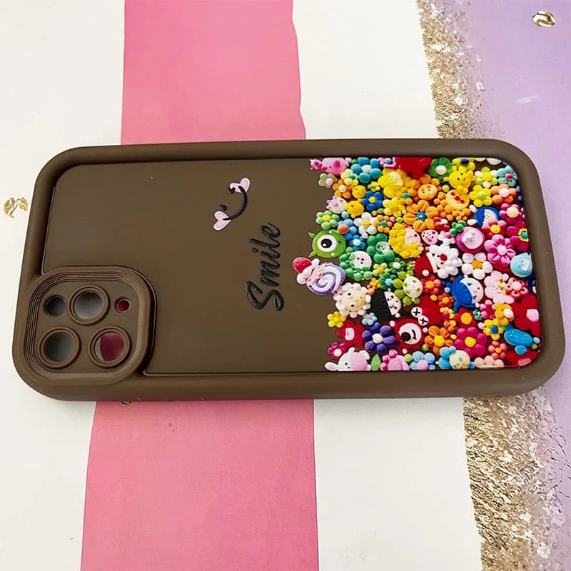 قاب گوشی iPhone 11 Pro Max آیفون سولید طرح Smile کد 991