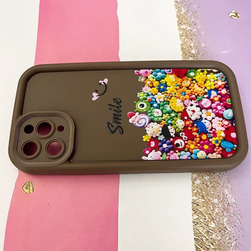 قاب گوشی iPhone 11 Pro آیفون سولید طرح Smile کد 991