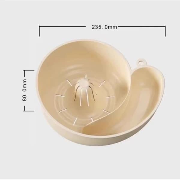 آبکش و آبگیر حلزونی پلاستیکی کد 319 — تصویر ۳
