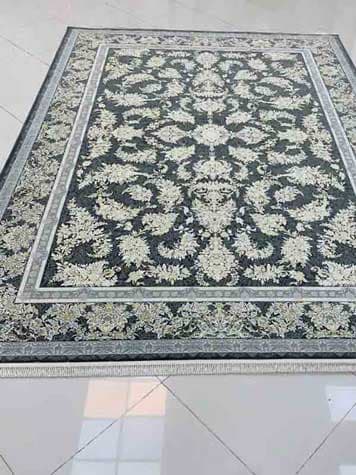 فرش 1500 شانه تراکم 4500 برجسته زر افشان طلاکوب — تصویر ۲