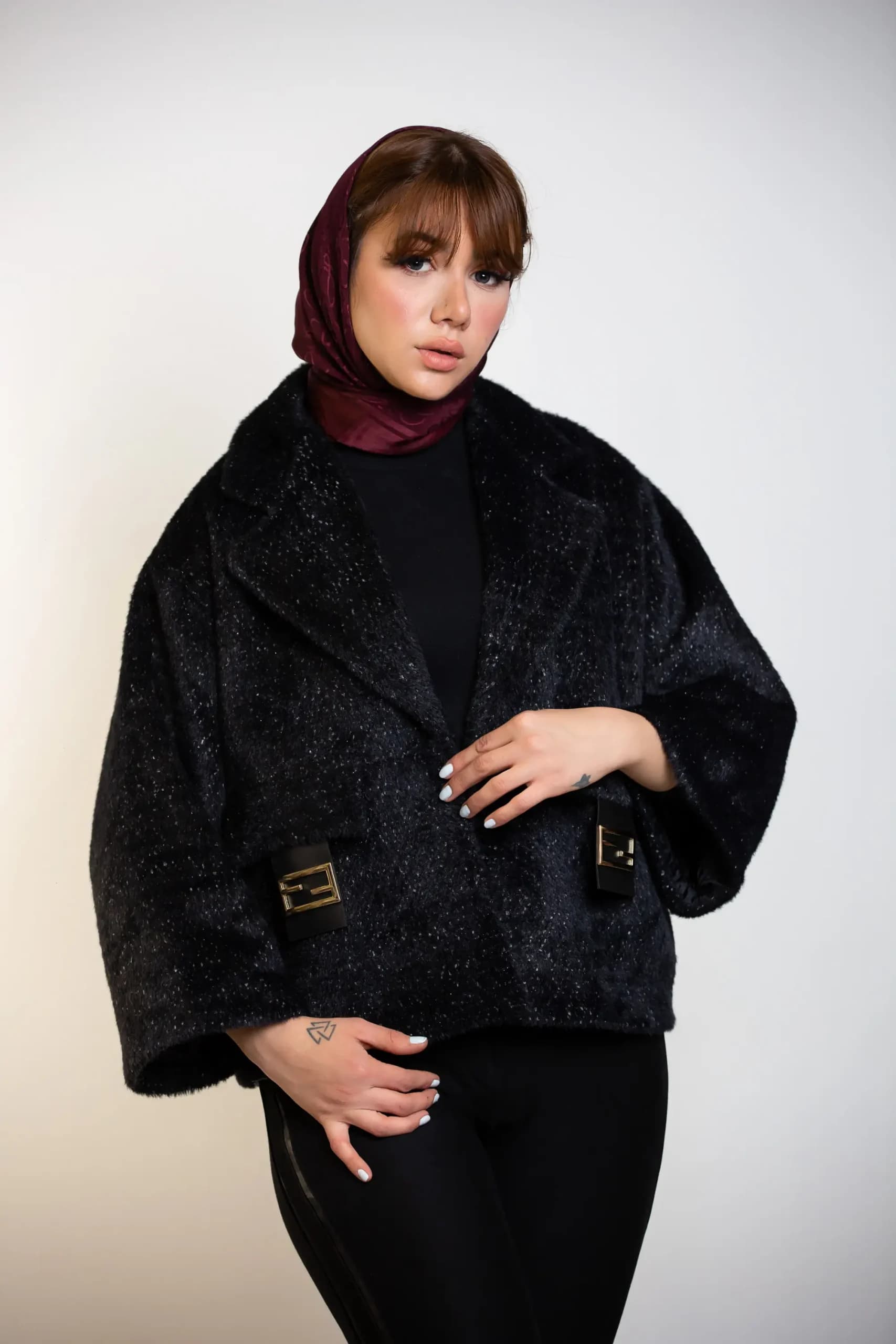 پالتو پوست یقه انگلیسی — تصویر ۶