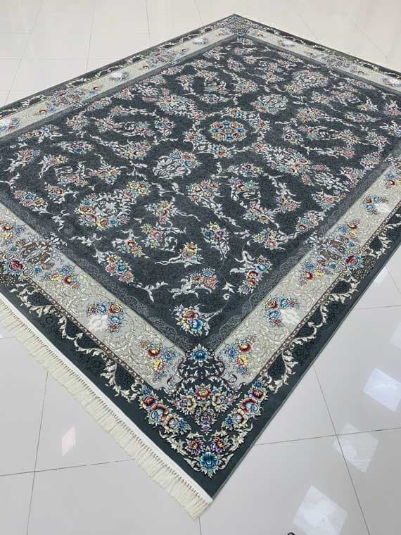طرح افشان نورا دودی فرش 700 شانه تراکم 2550 ساده ده رنگ