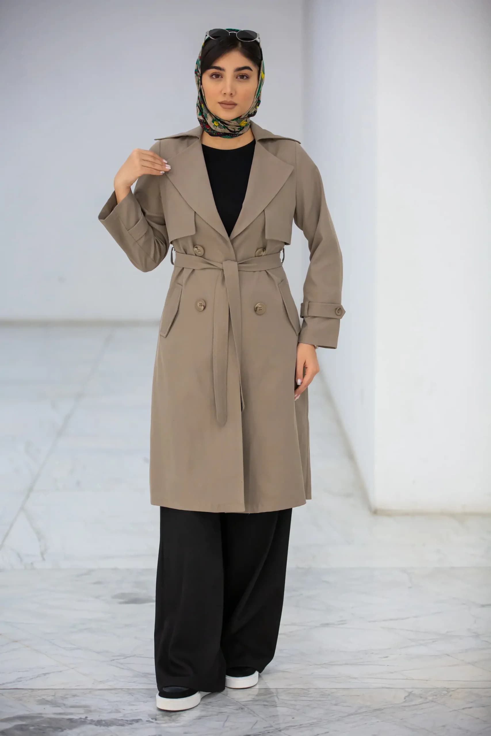 مانتو کجراه ژیله دار New