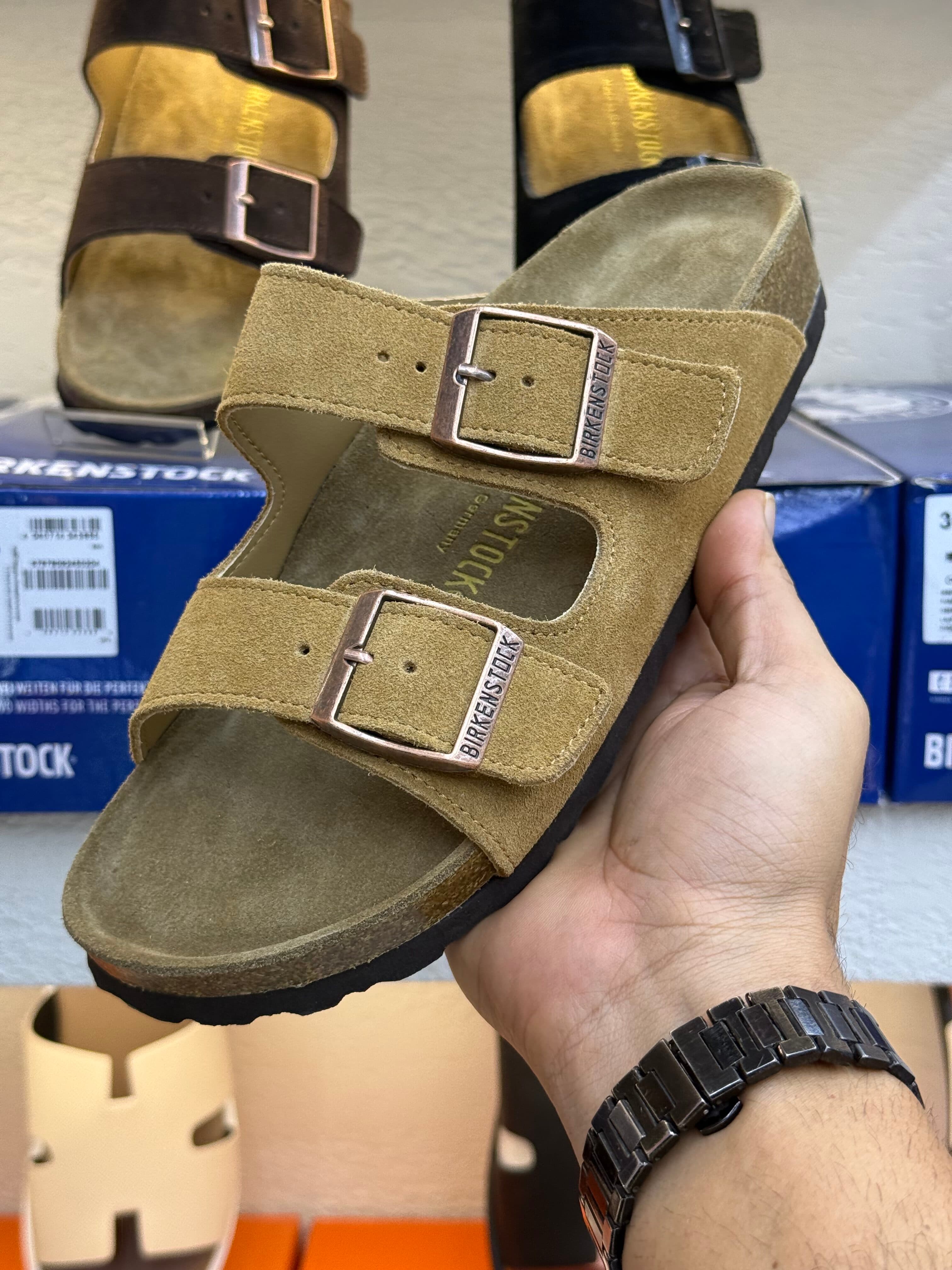 بیرکن استاک بوستون آبی آسمانی زنانه | Birkenstock Boston — تصویر ۱۲