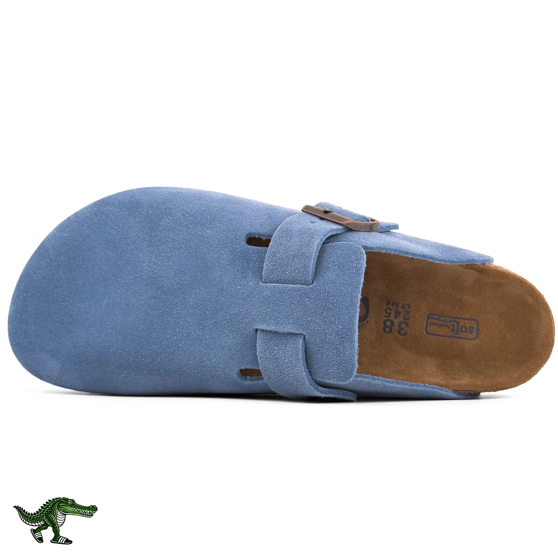بیرکن استاک بوستون آبی آسمانی زنانه | Birkenstock Boston — تصویر ۳