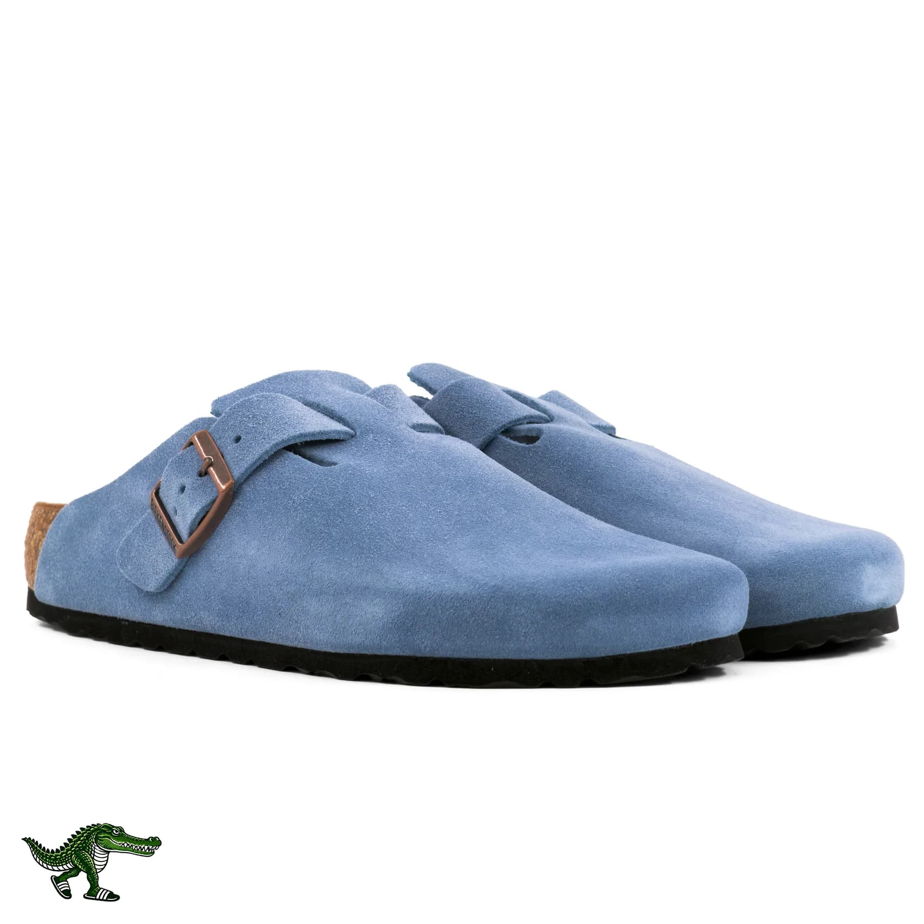 بیرکن استاک بوستون آبی آسمانی زنانه | Birkenstock Boston — تصویر ۵