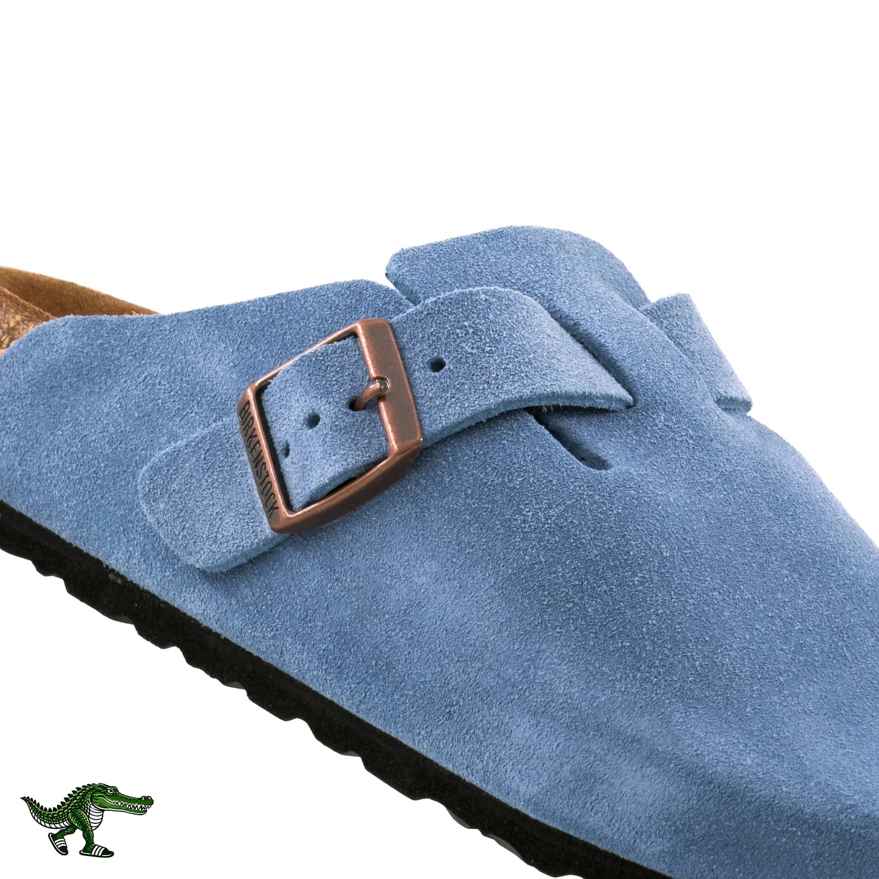 بیرکن استاک بوستون آبی آسمانی زنانه | Birkenstock Boston — تصویر ۶