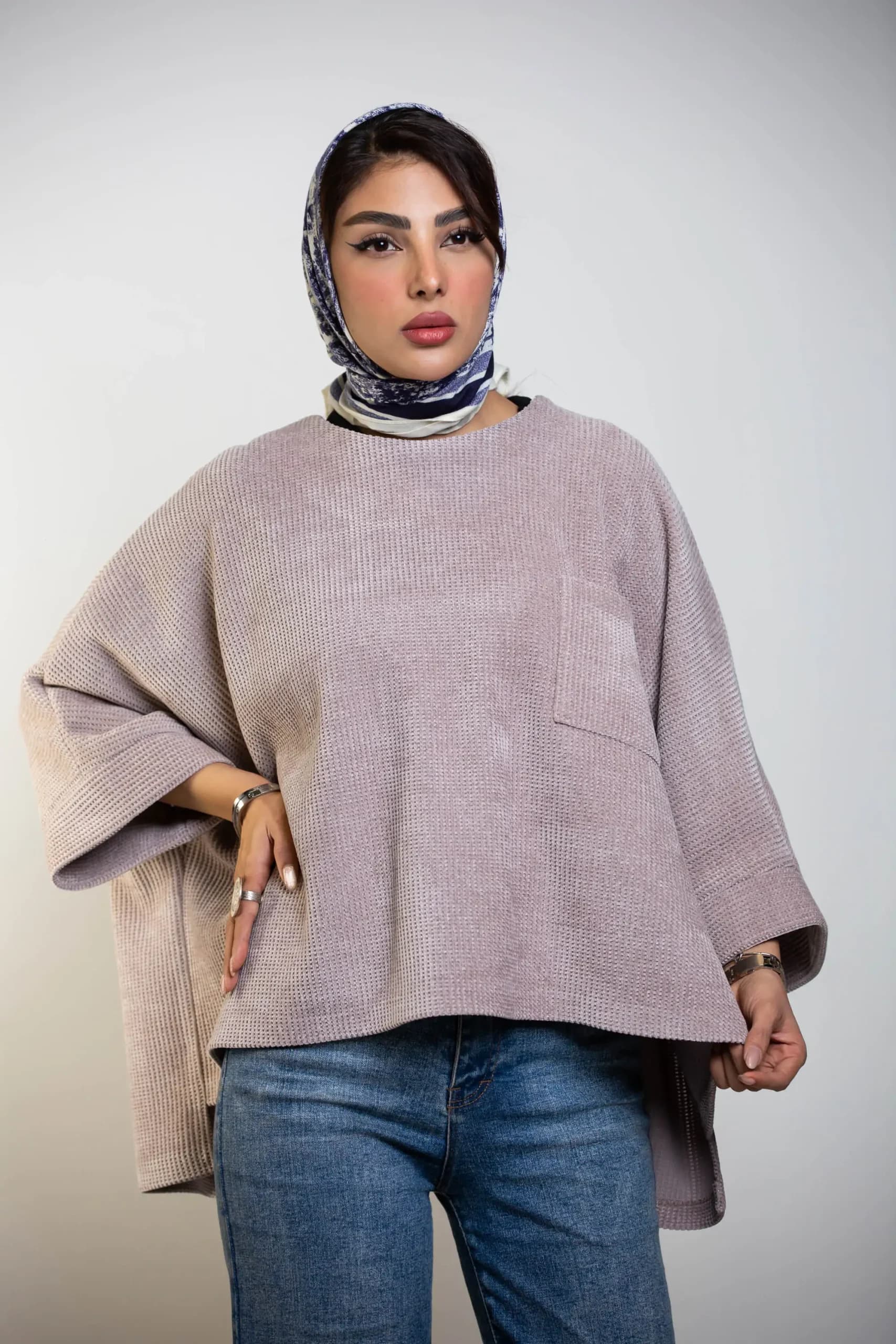 پالتو پانچ بیسکوییتی شمیم — تصویر ۵