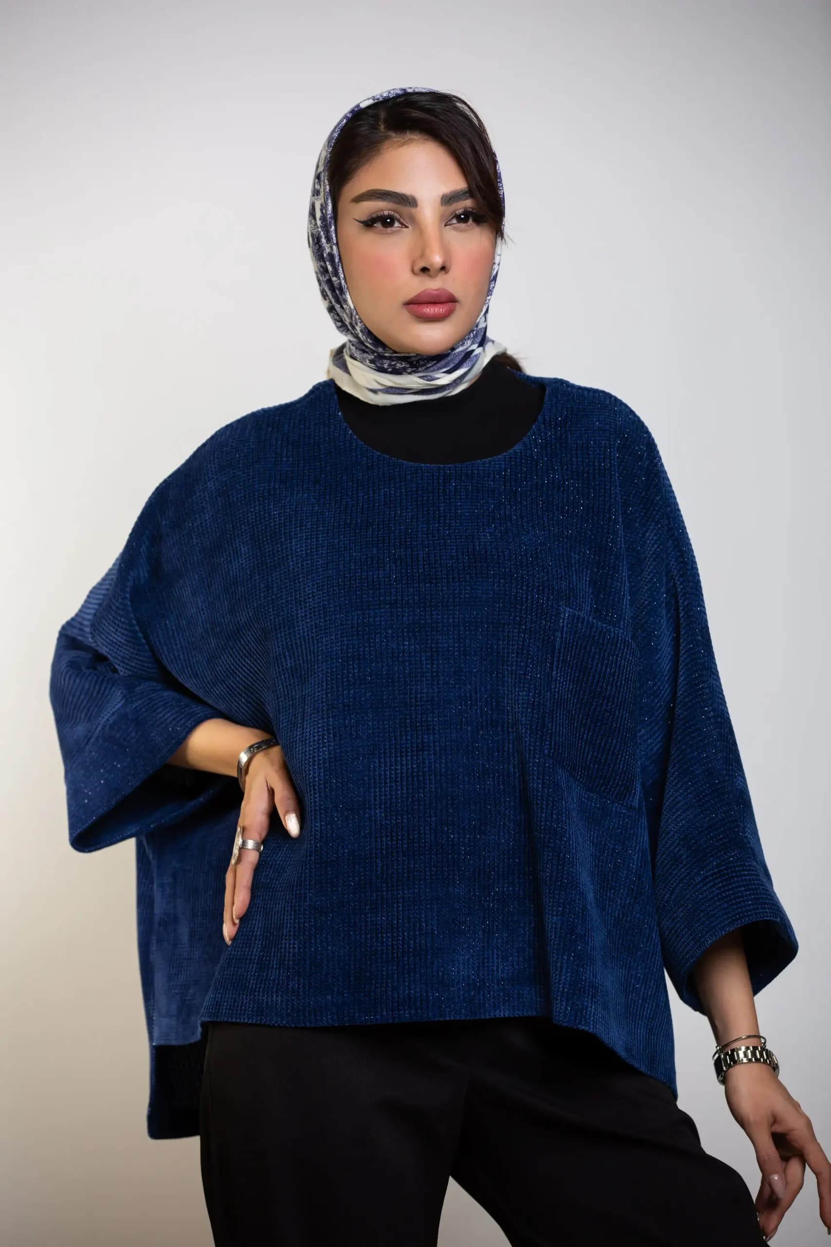 پالتو پانچ بیسکوییتی شمیم — تصویر ۶