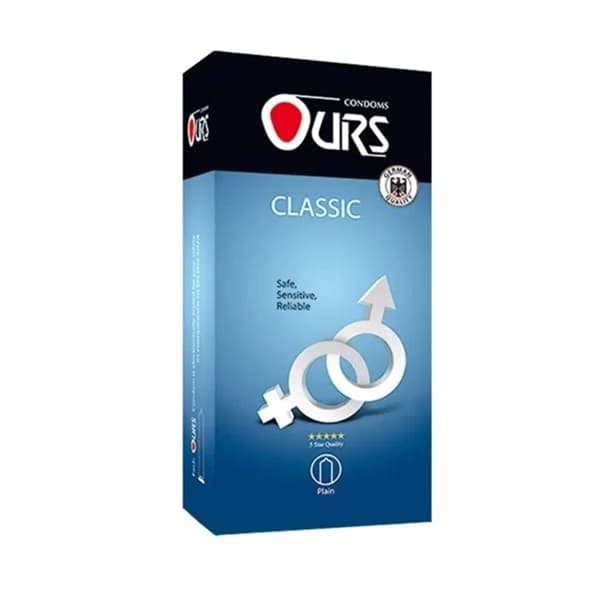 کاندوم اورز مدل کلاسیک بسته ۱۲عددی | Ours classic condoms pack of 12