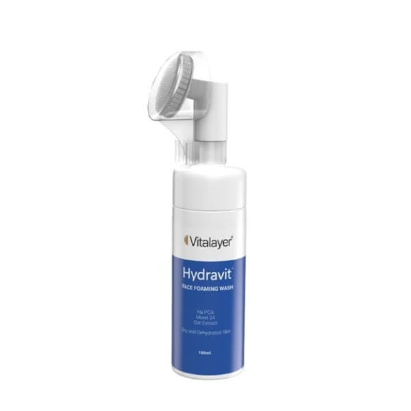 فوم شستشوی صورت پوست خشک هیدراویت ویتالیر ۱۵۰ میلی لیتر | Vitalayer Hydravit Face Foaming Wash For Dry And Dehydrted SKin 150 Ml
