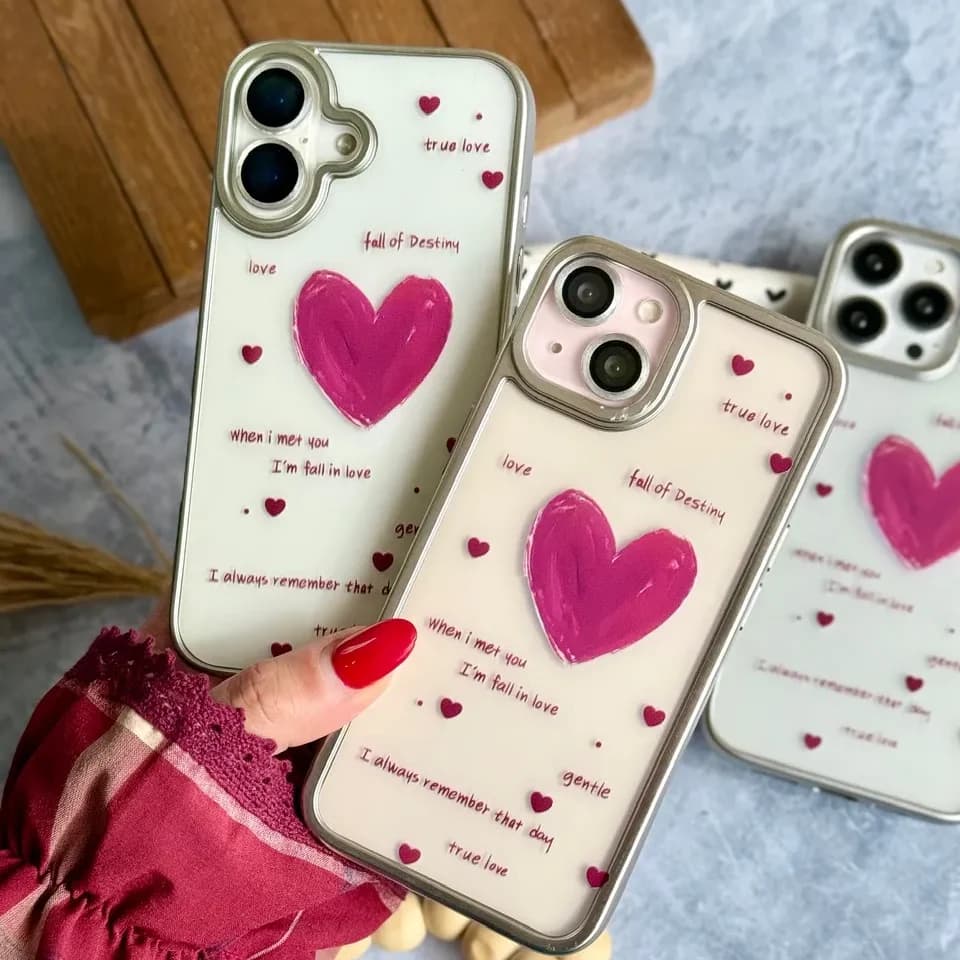 قاب گوشی iPhone 16 آیفون طرح عشق واقعی کد 972 — تصویر ۲