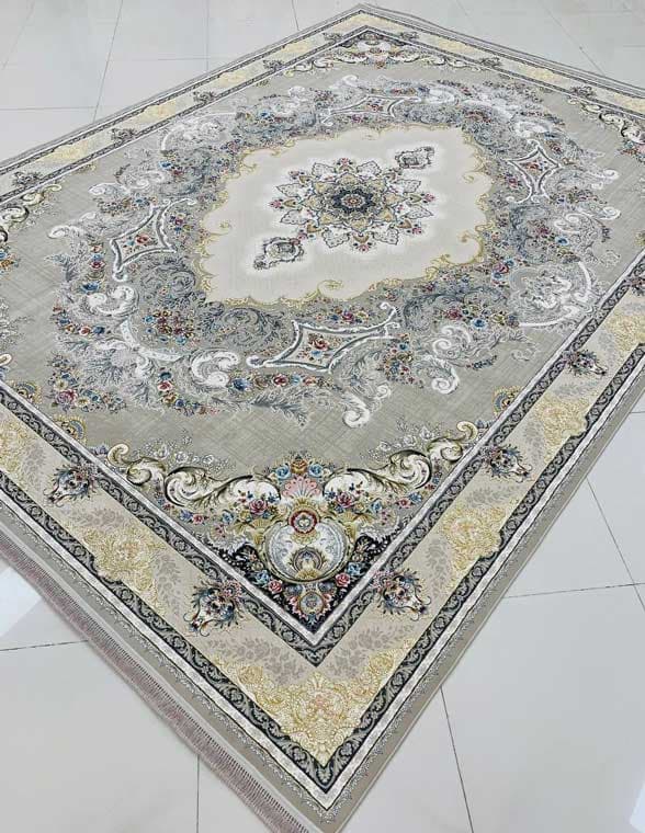 طرح پرند ترمه ای فرش 1200 شانه تراکم 3600 برجسته