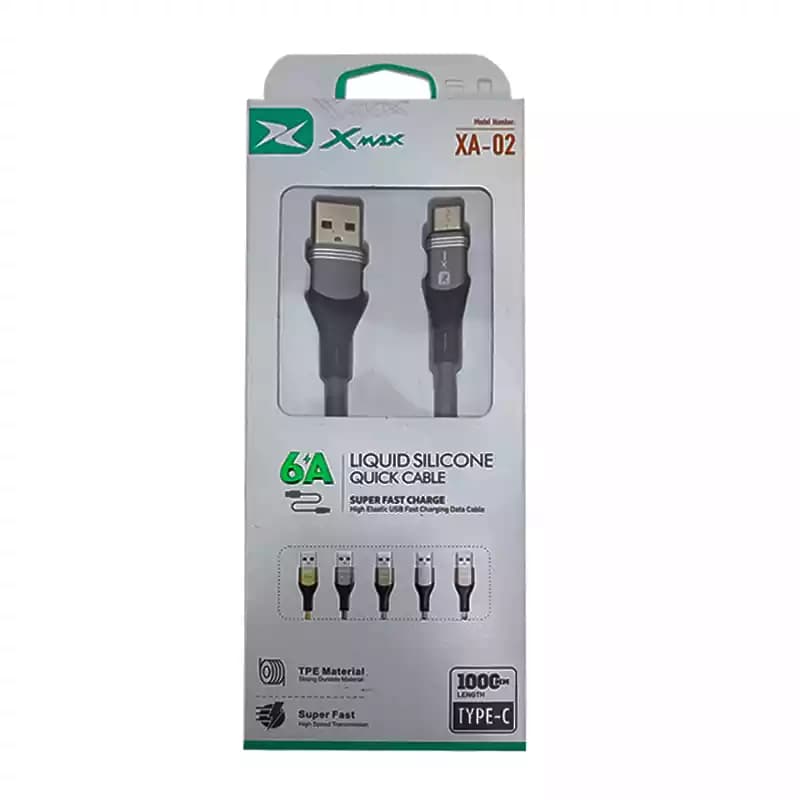 کابل سوپر فست شارژ تایپ سی X Max XA-02 — تصویر ۲