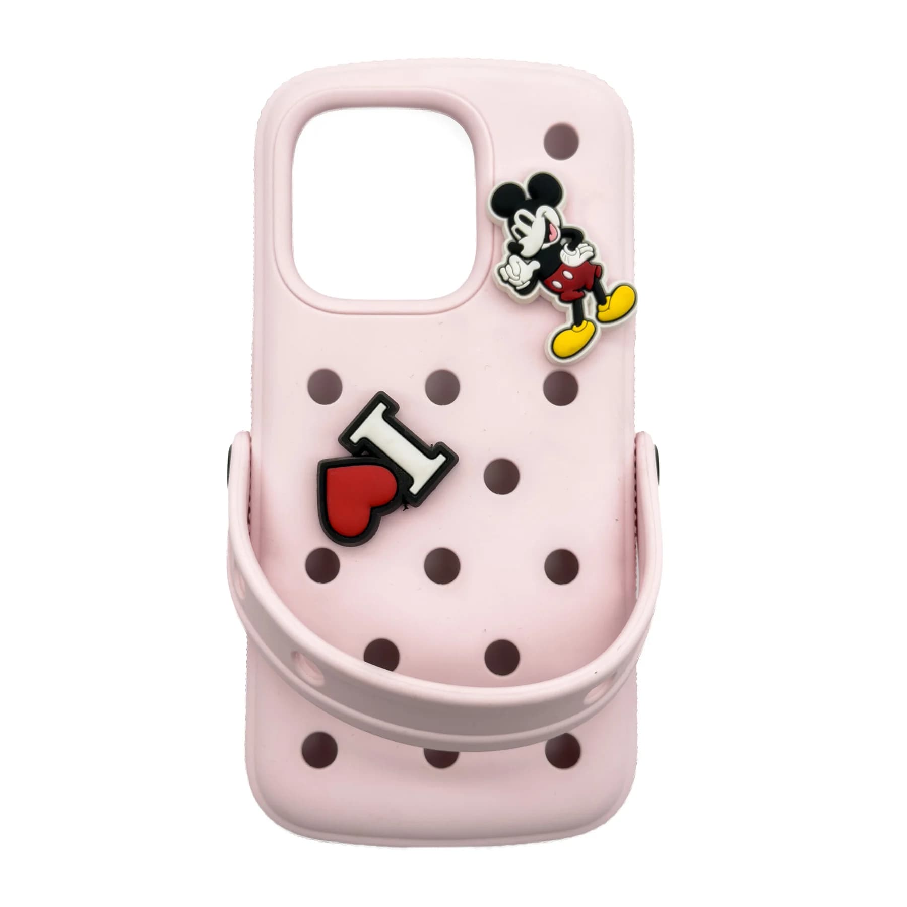 قاب گوشی آیفون رنگ صورتی ; | Crocs Phone Case — تصویر ۳