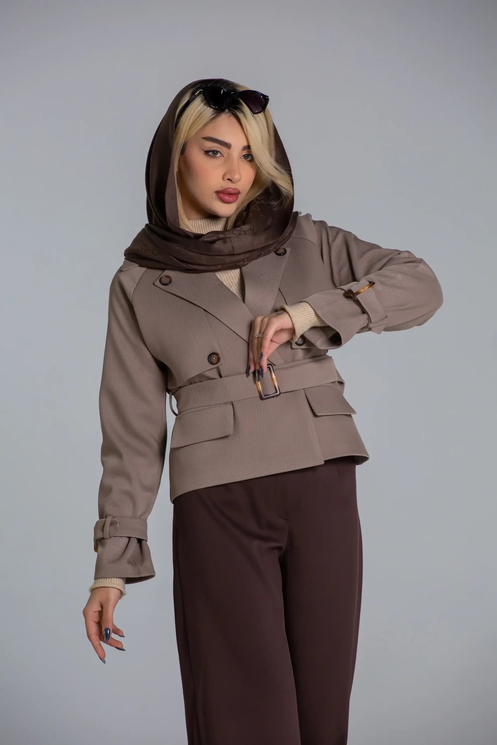بارانی کراپ کجراه دو ژیله