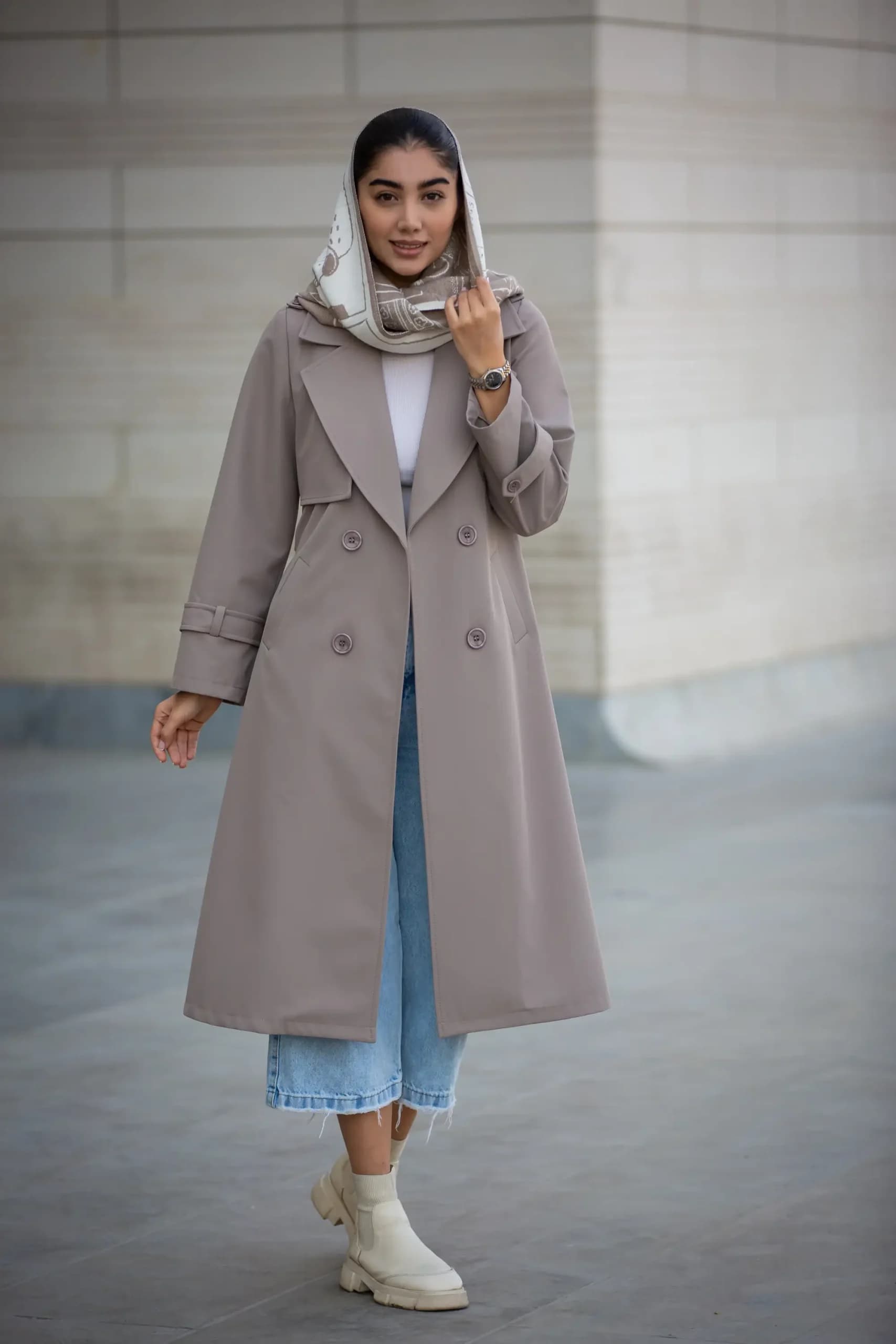 بارانی زنانه بلند کلارا New — تصویر ۵